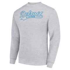 Detroit Lions Starter Tailsweep Team Graphic Tri-Blend Fleece Pullover Sweatshirt | NFL Online