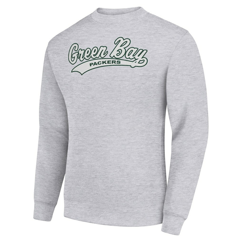 Green Bay Packers Starter Tailsweep Team Graphic Tri-Blend Fleece Pullover Sweatshirt | NFL Online