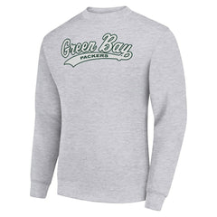 Green Bay Packers Starter Tailsweep Team Graphic Tri-Blend Fleece Pullover Sweatshirt | NFL Online