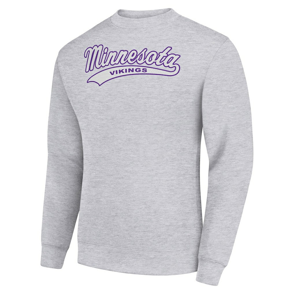 Minnesota Vikings Starter Tailsweep Team Graphic Tri-Blend Fleece Pullover Sweatshirt | NFL On sale