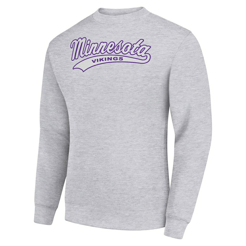 Minnesota Vikings Starter Tailsweep Team Graphic Tri-Blend Fleece Pullover Sweatshirt | NFL On sale