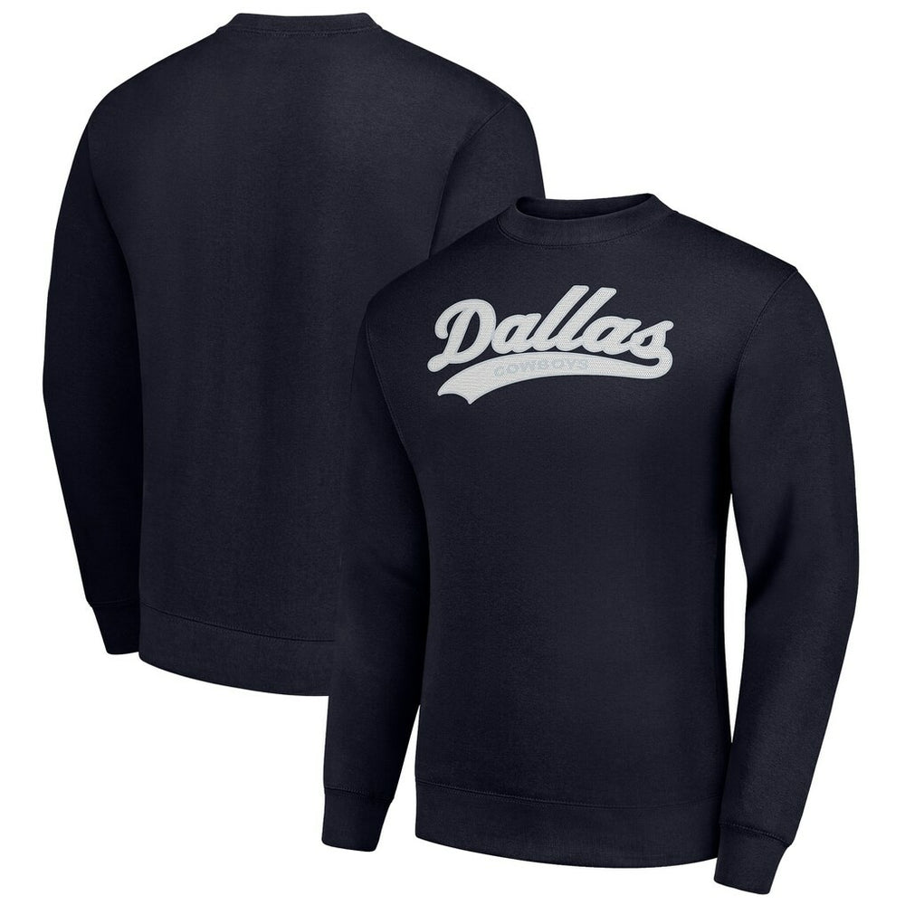 Dallas Cowboys Starter Tailsweep Team Graphic Tri-Blend Fleece Pullover Sweatshirt | NFL US