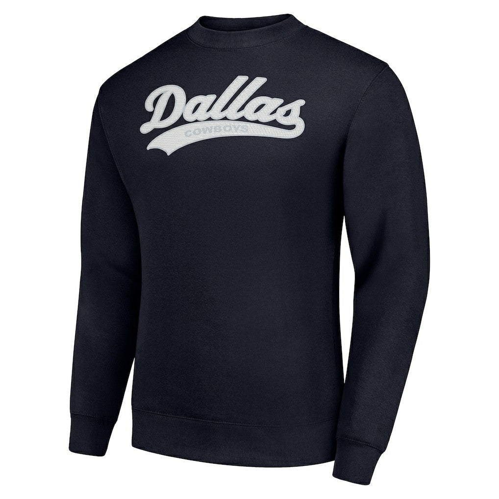 Dallas Cowboys Starter Tailsweep Team Graphic Tri-Blend Fleece Pullover Sweatshirt | NFL US