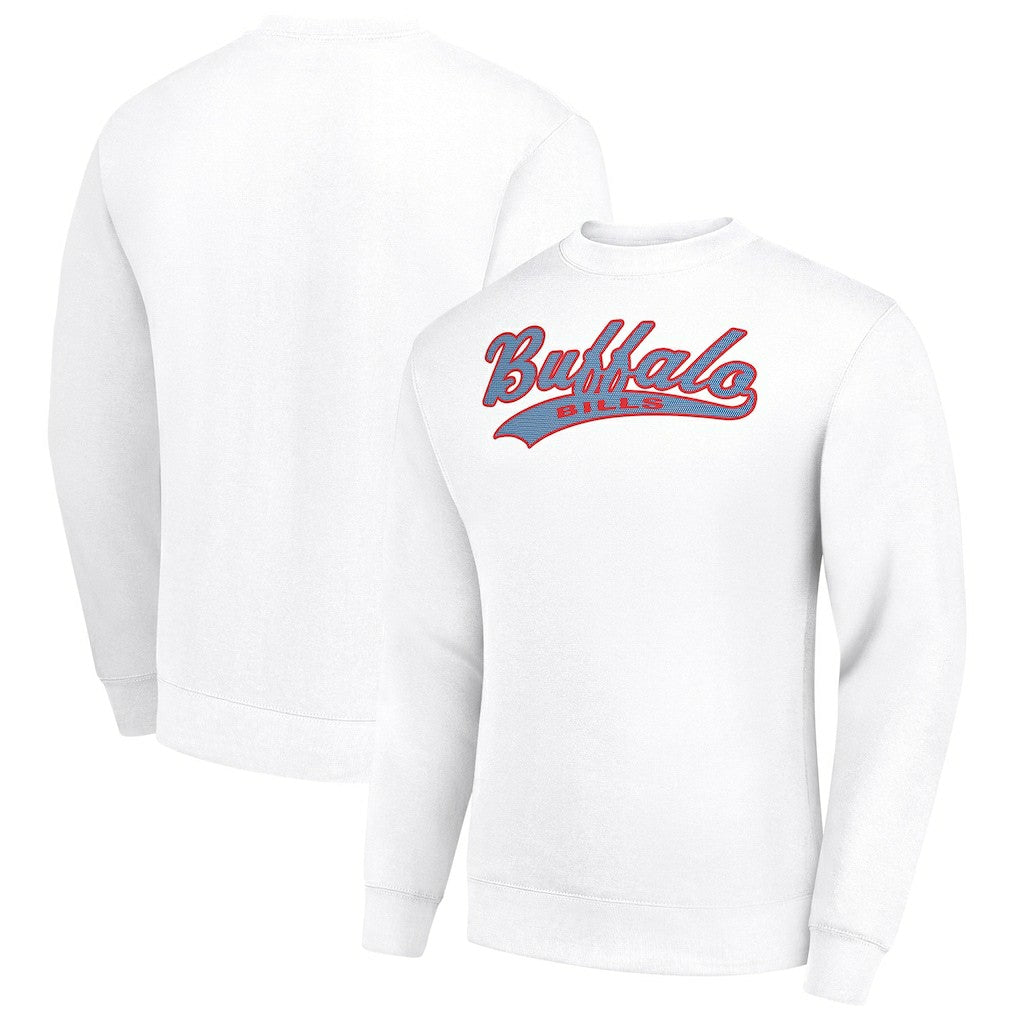 Buffalo Bills Starter Tailsweep Team Graphic Tri-Blend Fleece Pullover Sweatshirt | NFL Sale
