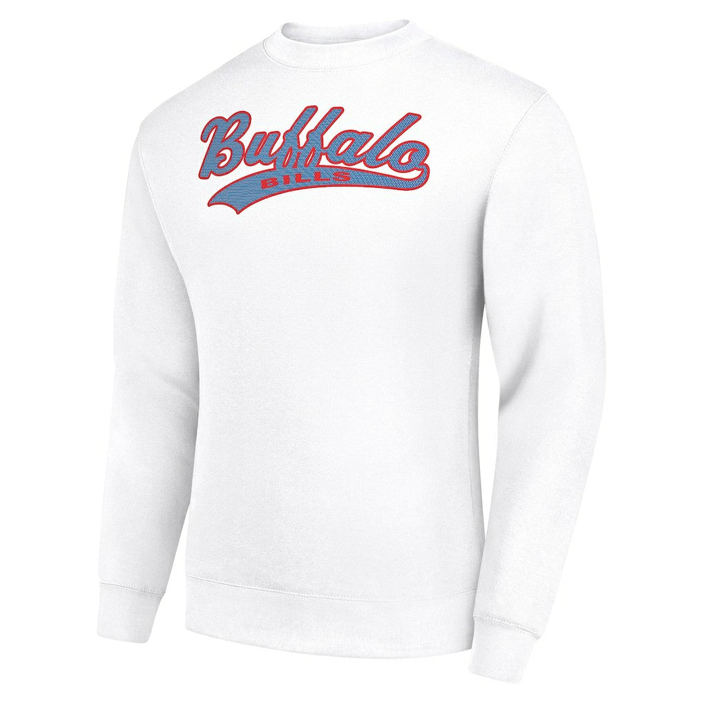Buffalo Bills Starter Tailsweep Team Graphic Tri-Blend Fleece Pullover Sweatshirt | NFL Sale