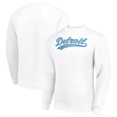 Detroit Lions Starter Tailsweep Team Graphic Tri-Blend Fleece Pullover Sweatshirt | NFL New