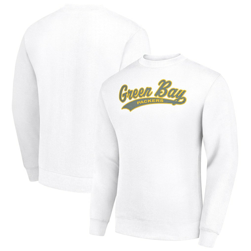 Green Bay Packers Starter Tailsweep Team Graphic Tri-Blend Fleece Pullover Sweatshirt | NFL Online