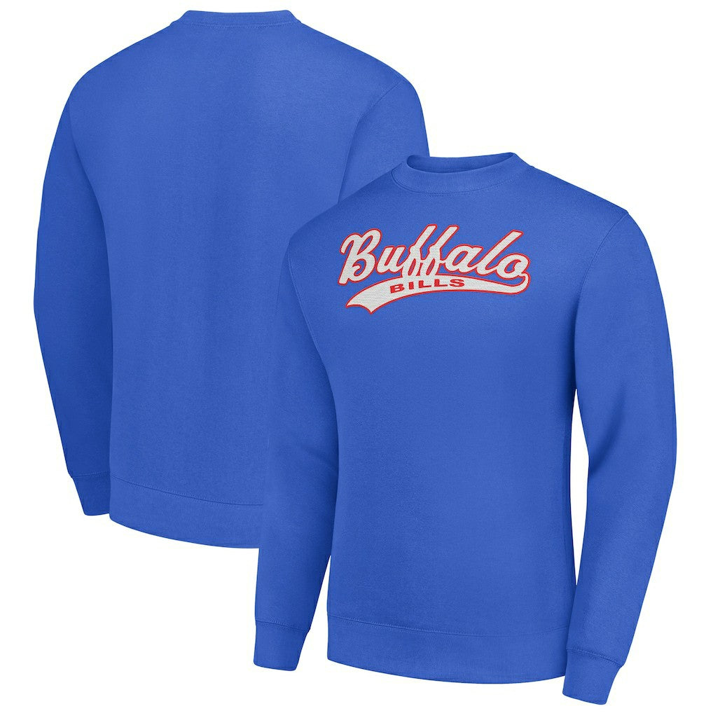 Buffalo Bills Starter Tailsweep Team Graphic Tri-Blend Fleece Pullover Sweatshirt | NFL On sale