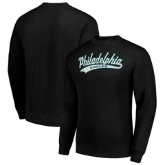Philadelphia Eagles Starter Tailsweep Team Graphic Tri-Blend Fleece Pullover Sweatshirt | NFL New