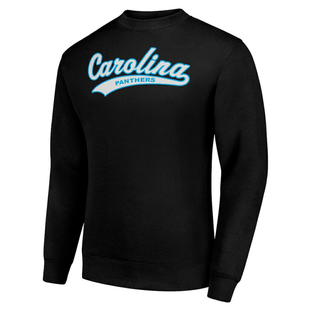 Carolina Panthers Starter Tailsweep Team Graphic Tri-Blend Fleece Pullover Sweatshirt | NFL Outlet