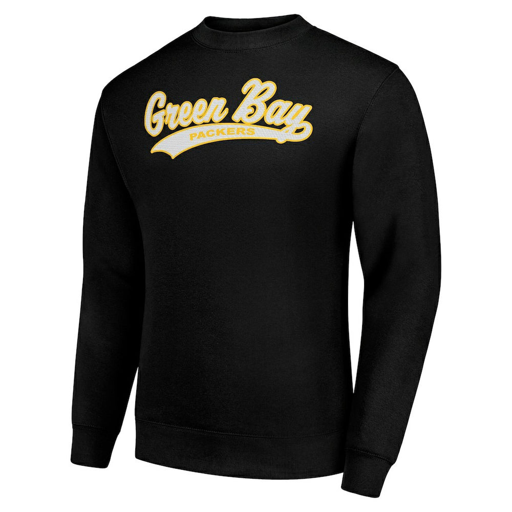 Green Bay Packers Starter Tailsweep Team Graphic Tri-Blend Fleece Pullover Sweatshirt | NFL US