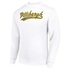 Pittsburgh Steelers Starter Tailsweep Team Graphic Tri-Blend Fleece Pullover Sweatshirt | NFL Outlet