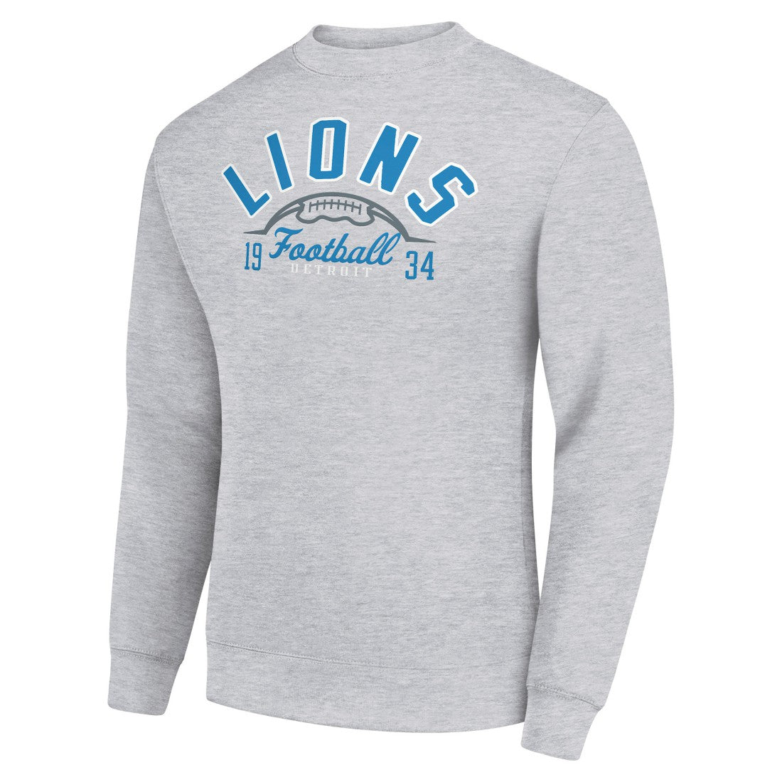 Detroit Lions Starter Half Ball Team Graphic Tri-Blend Fleece Pullover Sweatshirt | NFL On sale