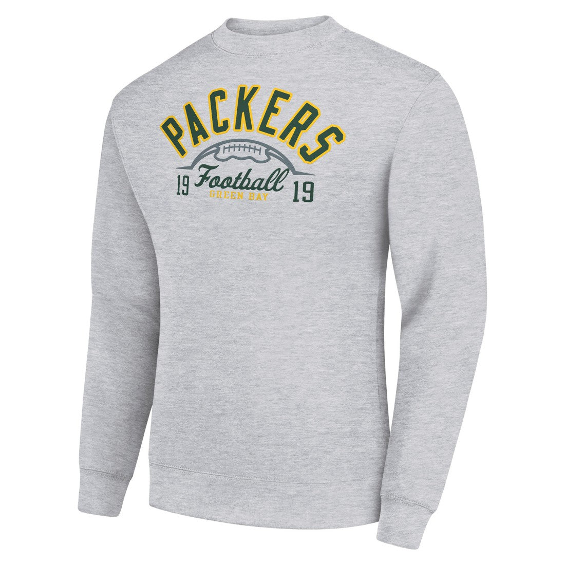 Green Bay Packers Starter Half Ball Team Graphic Tri-Blend Fleece Pullover Sweatshirt | NFL On sale