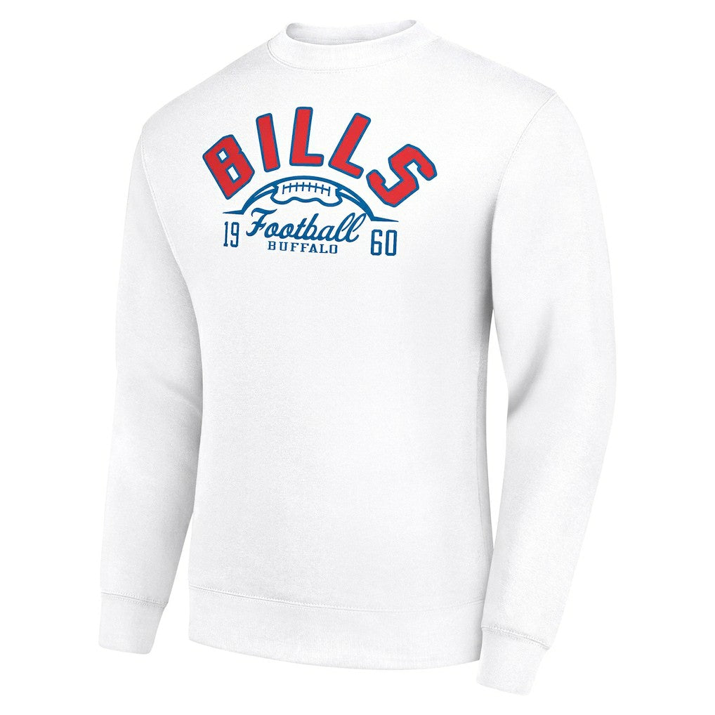 Buffalo Bills Starter Half Ball Team Graphic Tri-Blend Fleece Pullover Sweatshirt | NFL On sale
