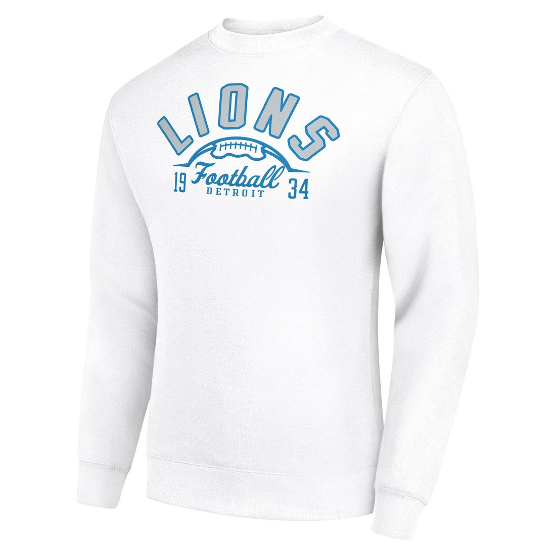 Detroit Lions Starter Half Ball Team Graphic Tri-Blend Fleece Pullover Sweatshirt | NFL Near me