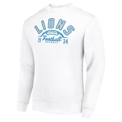 Detroit Lions Starter Half Ball Team Graphic Tri-Blend Fleece Pullover Sweatshirt | NFL Near me