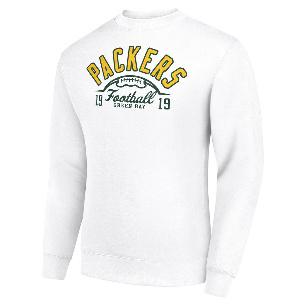 Green Bay Packers Starter Half Ball Team Graphic Tri-Blend Fleece Pullover Sweatshirt | NFL Online