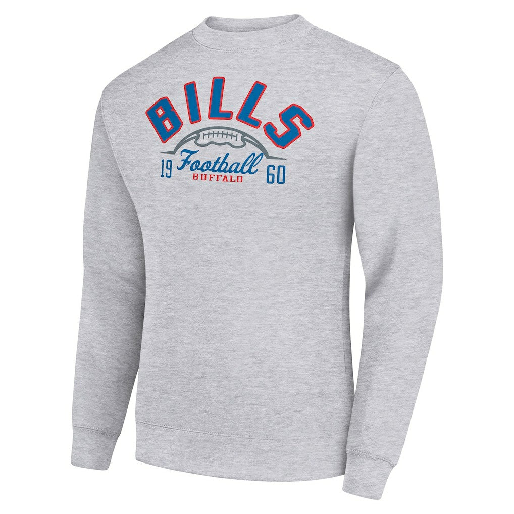 Buffalo Bills Starter Half Ball Team Graphic Tri-Blend Fleece Pullover Sweatshirt | NFL Near me