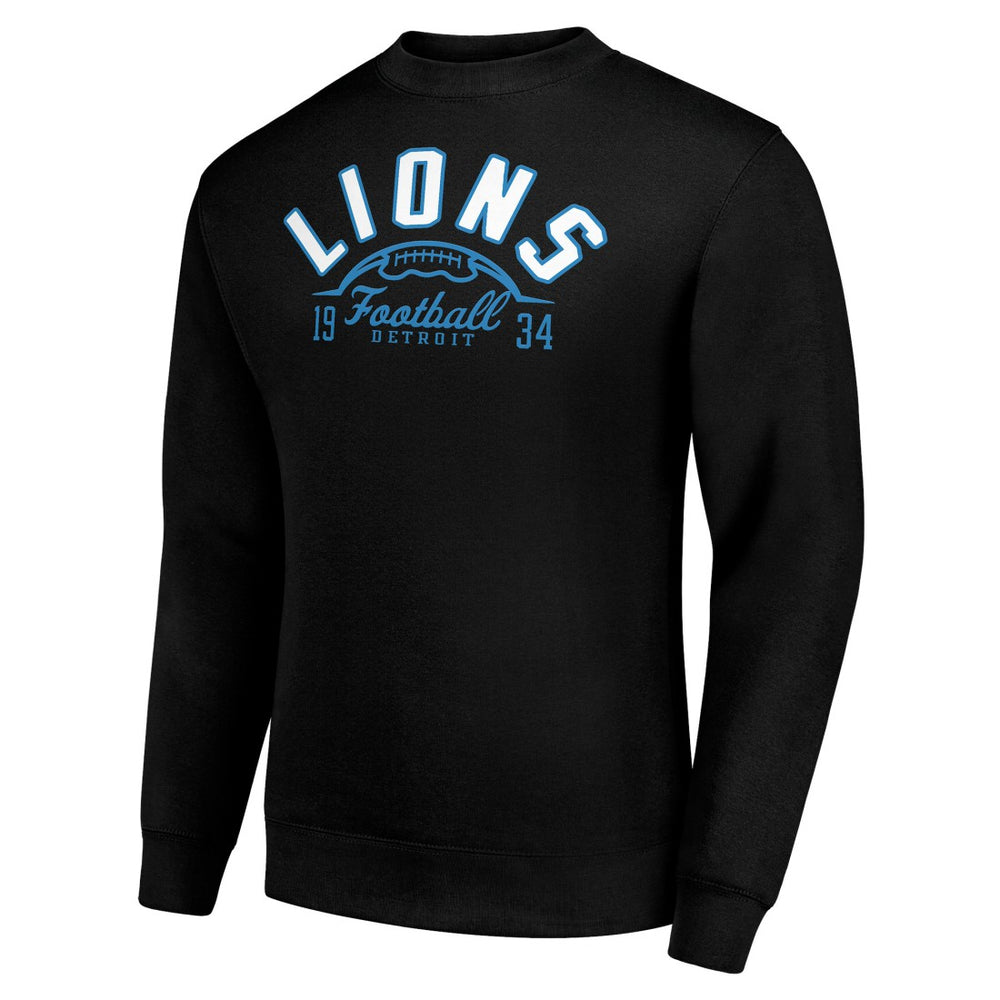 Detroit Lions Starter Half Ball Team Graphic Fleece Pullover Sweatshirt | NFL Hot