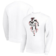 Atlanta Falcons Starter Logoface Team Graphic Tri-Blend Fleece Pullover Sweatshirt | NFL US