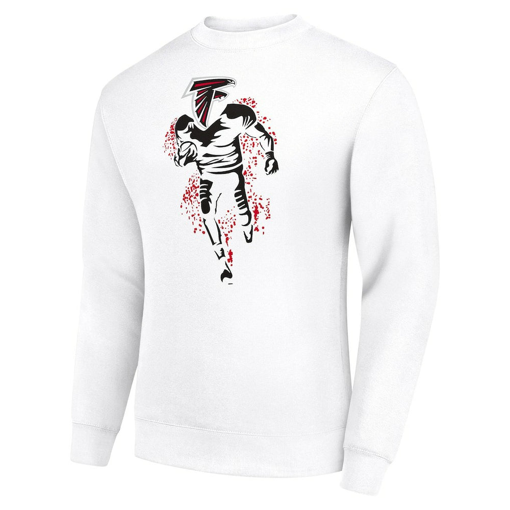 Atlanta Falcons Starter Logoface Team Graphic Tri-Blend Fleece Pullover Sweatshirt | NFL US