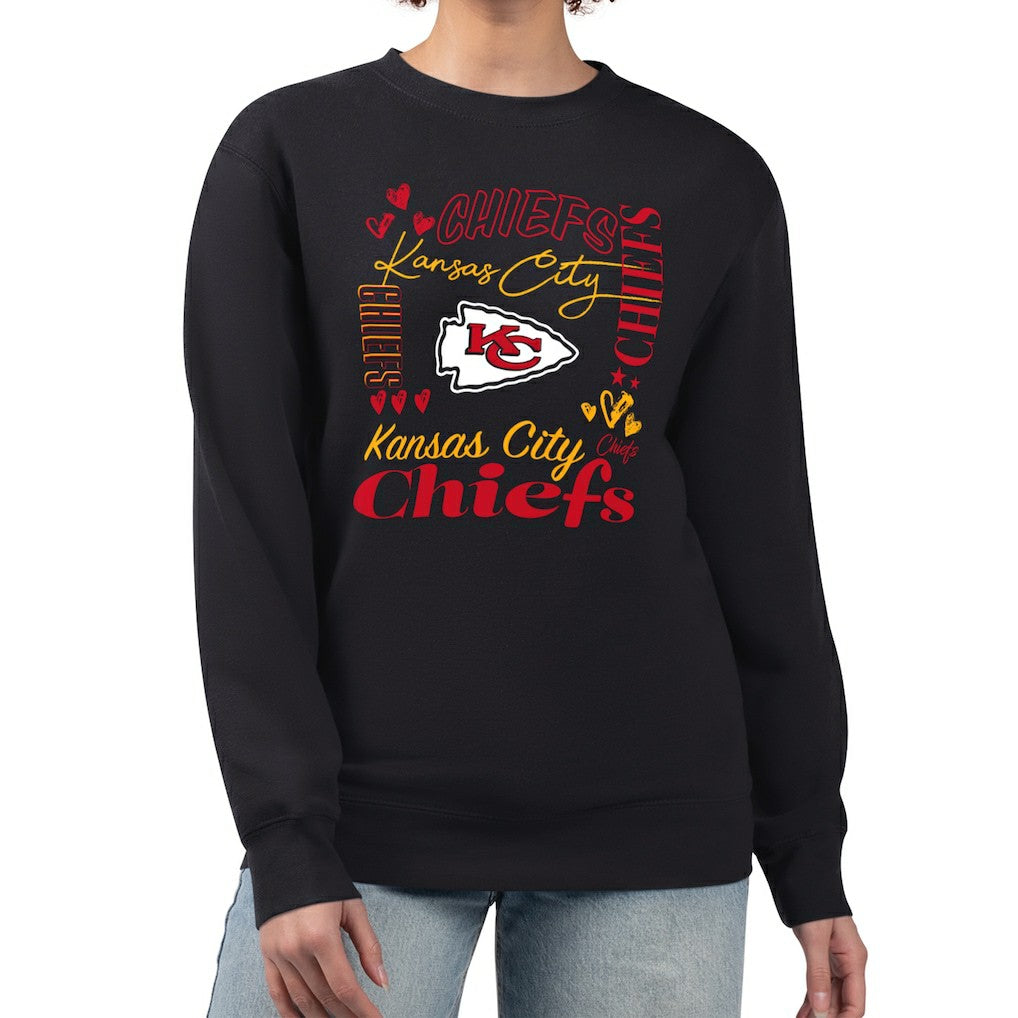 Kansas City Chiefs G-III 4Her by Carl Banks Women's Collage Graphic Fleece Pullover Sweatshirt | NFL Near me
