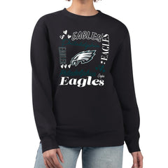 Philadelphia Eagles G-III 4Her by Carl Banks Women's Collage Graphic Fleece Pullover Sweatshirt | NFL Near me