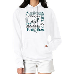 Philadelphia Eagles G-III 4Her by Carl Banks Women's Collage Graphic Fleece Pullover Hoodie | NFL New