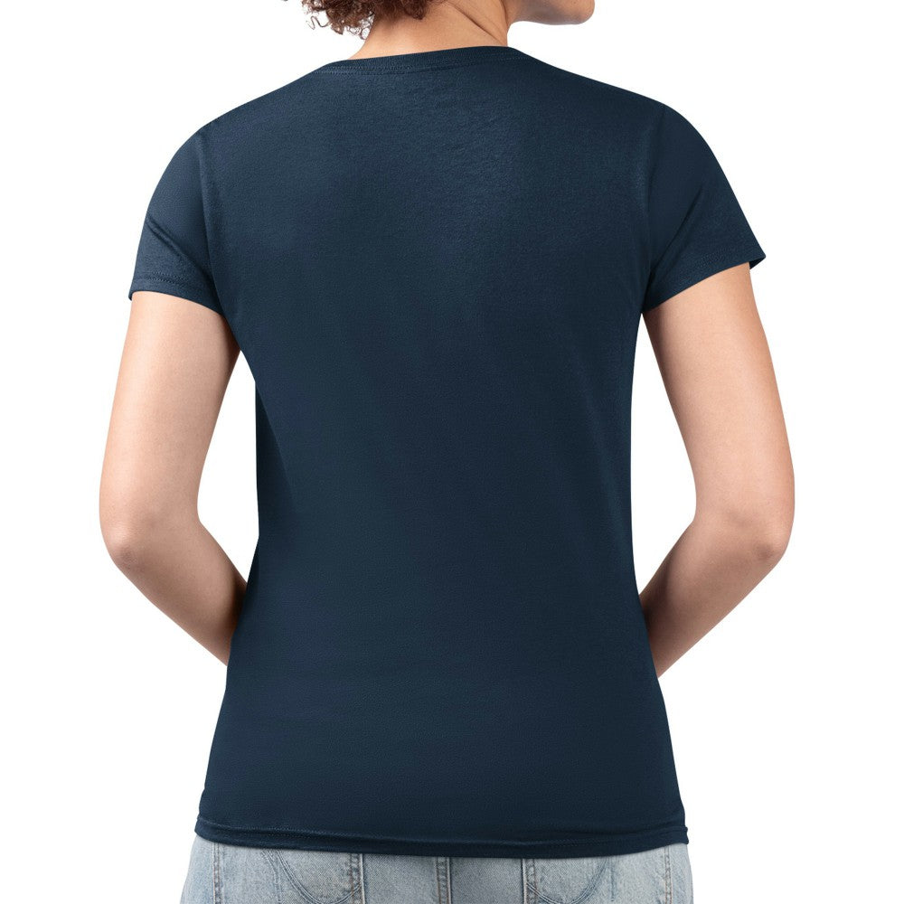 Los Angeles Angels G-III 4Her by Carl Banks Women's Super-Slim Fit Lightweight Collage Team Graphic V-Neck T-Shirt - MLB T-shirts