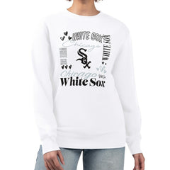 Chicago White Sox G-III 4Her by Carl Banks Women's Collage Team Graphic Fleece Pullover Hoodie - MLB Hoodies