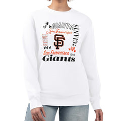 San Francisco Giants G-III 4Her by Carl Banks Women's Collage Team Graphic Fleece Pullover Hoodie - MLB Hoodies