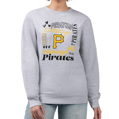 Pittsburgh Pirates G-III 4Her by Carl Banks Women's Collage Team Graphic Fleece Pullover Hoodie - MLB Hoodies
