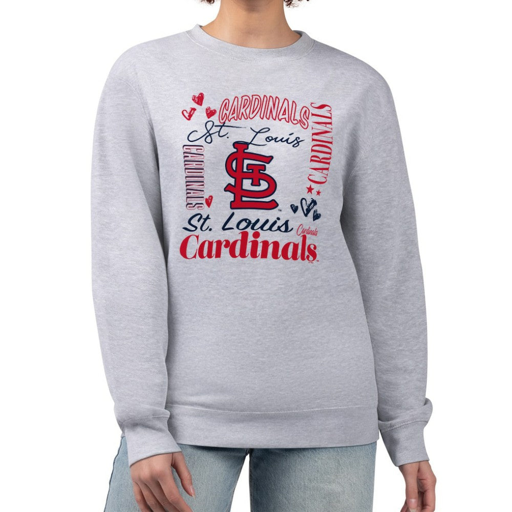 St. Louis Cardinals G-III 4Her by Carl Banks Women's Collage Team Graphic Fleece Pullover Hoodie - MLB Hoodies