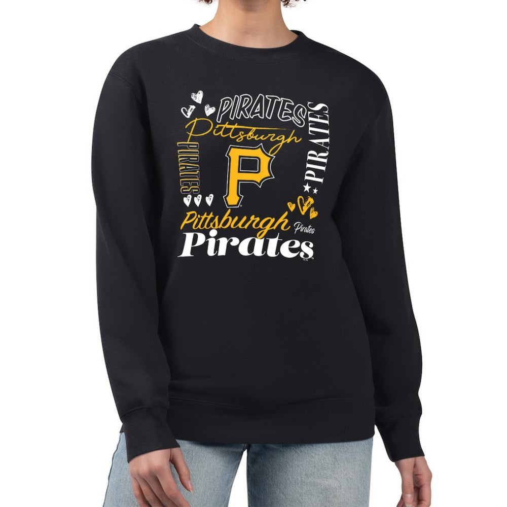Pittsburgh Pirates G-III 4Her by Carl Banks Women's Collage Team Graphic Fleece Pullover Hoodie - MLB Hoodies
