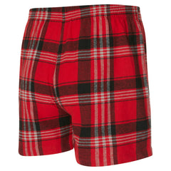Red Chicago Bulls Concepts Sport Region Flannel Boxer Short | NBA