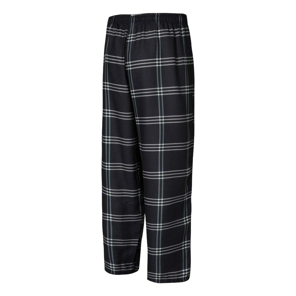 Black/Gray Brooklyn Nets Concepts Sport Petition Long Sleeve Top and Plaid Pant Set | NBA