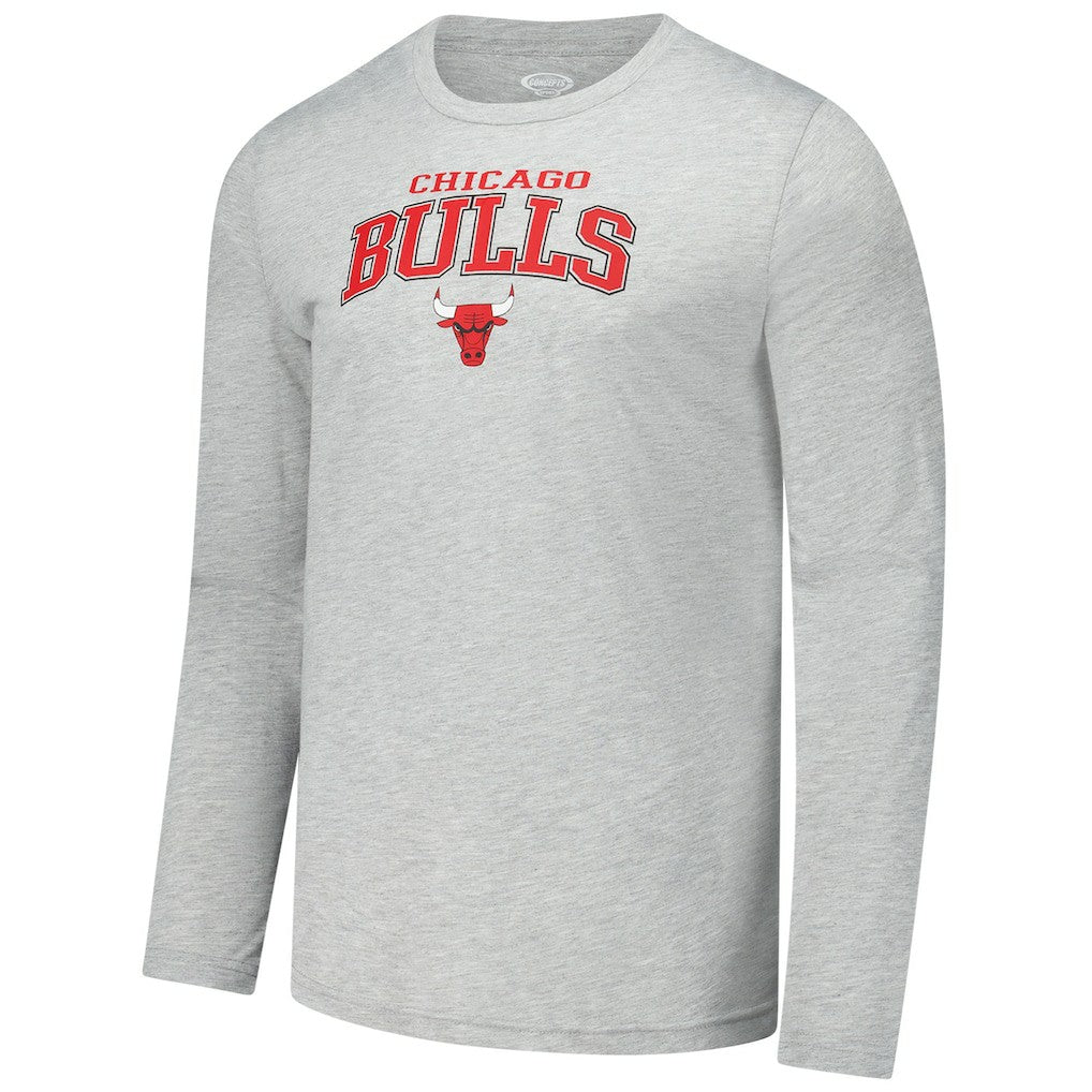 Red Chicago Bulls Concepts Sport Petition Long Sleeve Top and Plaid Pant Set | NBA