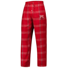 Red Chicago Bulls Concepts Sport Petition Long Sleeve Top and Plaid Pant Set | NBA