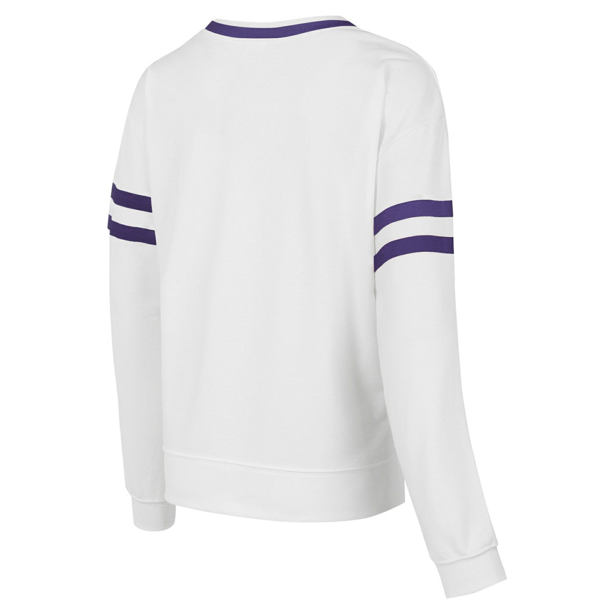 White Phoenix Suns Concepts Sport Women's Borough Pullover Sweatshirt | NBA