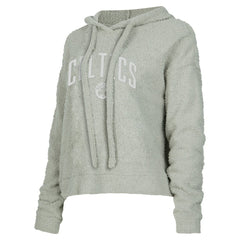 Gray Boston Celtics Concepts Sport Women's Ventura Comfy Pullover Hoodie | NBA