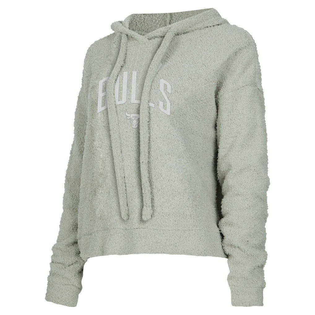 Gray Chicago Bulls Concepts Sport Women's Ventura Comfy Pullover Hoodie sale | NBA
