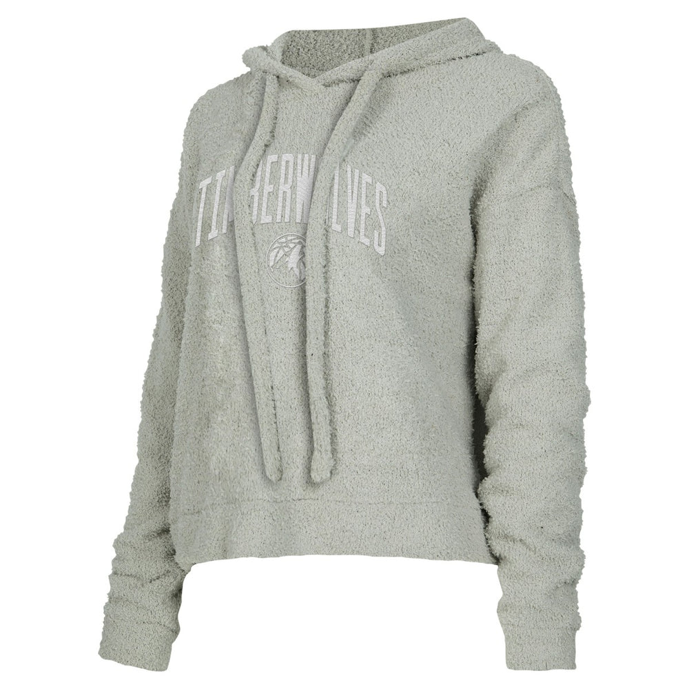 Gray Minnesota Timberwolves Concepts Sport Women's Ventura Comfy Pullover Hoodie | NBA