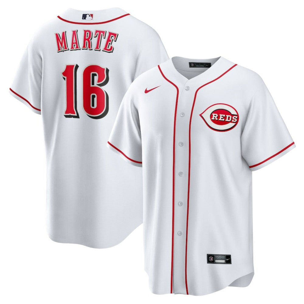 Noelvi Marte Cincinnati Reds Nike Home Replica Jersey - MLB Jerseys