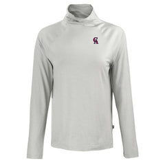 California Angels Cutter & Buck Women's Cooperstown Collection Coastline Epic Comfort Eco Recycled Funnel Neck Raglan Pullover Top - MLB Pullover