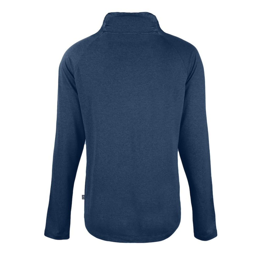 Philadelphia Phillies Cutter & Buck Women's  Coastline Epic Comfort Eco Recycled Funnel Neck Raglan Pullover Top - MLB Pullover