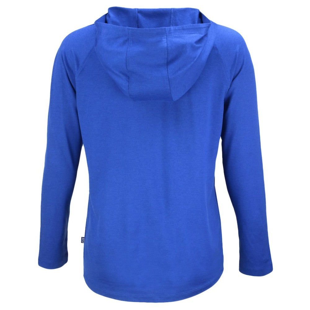 Chicago Cubs Cutter & Buck Women's  Coastline Epic Comfort Eco Recycled Hoodie Raglan Long Sleeve T-Shirt - MLB Hoodies