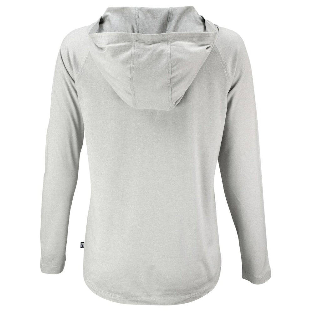 Chicago White Sox Cutter & Buck Women's Cooperstown Collection Coastline Epic Comfort Eco Recycled Hoodie Raglan Long Sleeve T-Shirt - MLB Hoodies