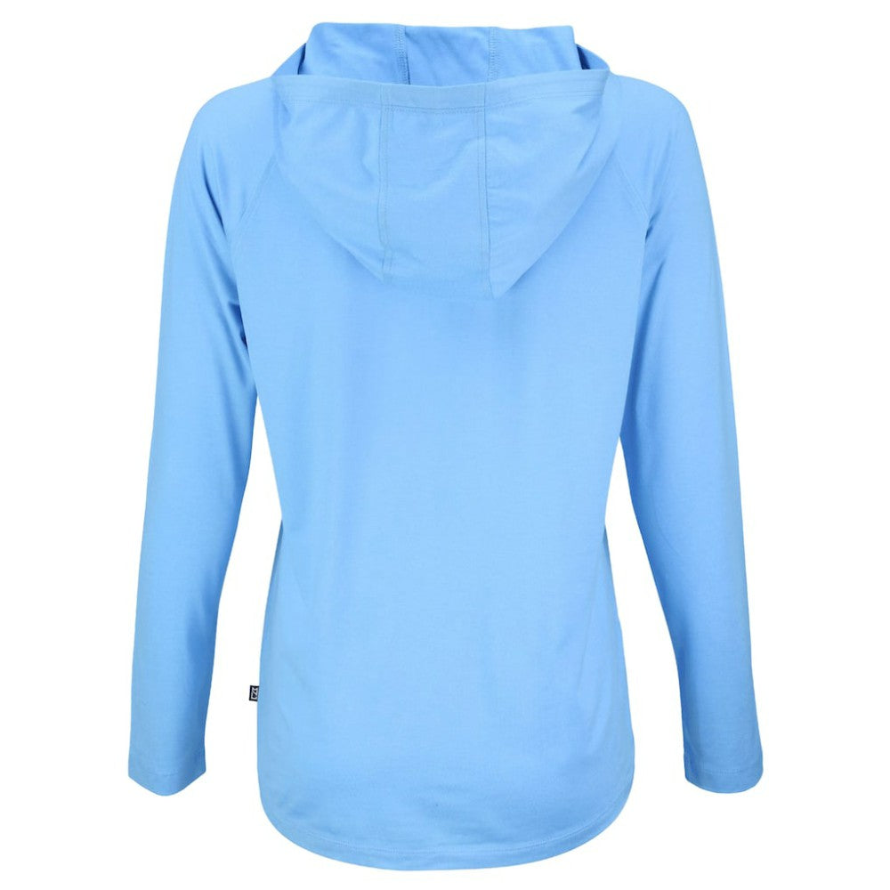 Philadelphia Phillies Cutter & Buck Women's Cooperstown Collection Coastline Epic Comfort Eco Recycled Hoodie Raglan Long Sleeve T-Shirt - MLB Hoodies