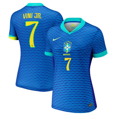 Vini Jr. Brazil National Team Women's 2024 Away Replica Jersey